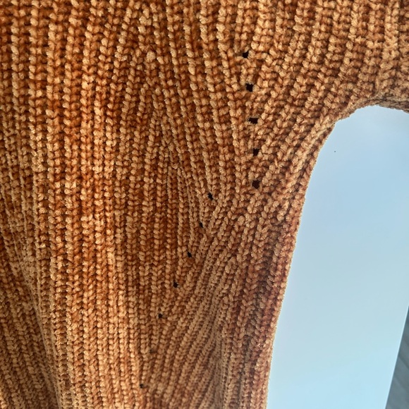 Pink Rose Women’s Cozy Rust Orange Crewneck Long Sleeve Chunky Sweater Size L - Picture 7 of 12